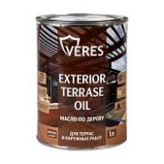 ВЕРЕС МАСЛО для наружных работ 1л  «EXTERIOR TERRASE OIL» Тик  «VERES»