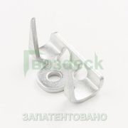 Крепеж Гвоздек Tвин Мини, гальванический цинк, цвет серебро(200 шт)