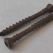 Саморез Gwozdeck  Е-coating отделочный  4,0*40 Коричневый потайной Т15